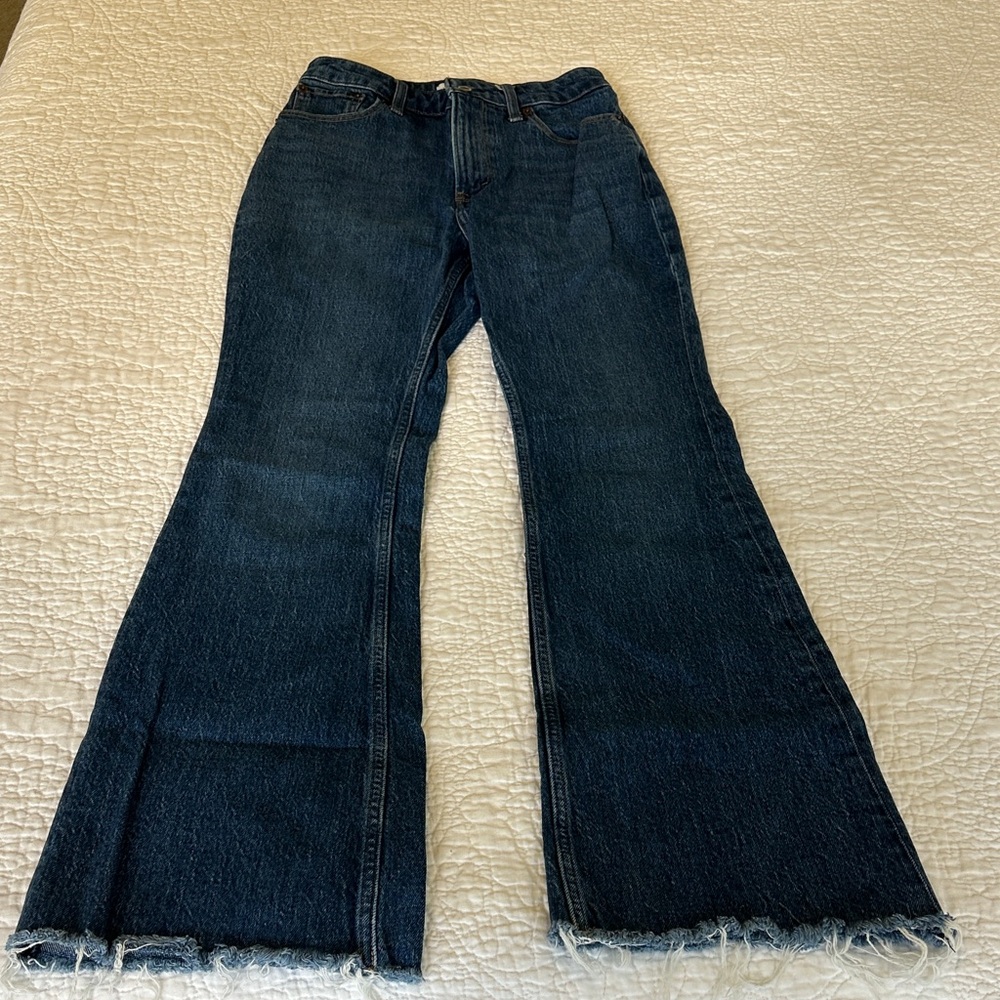 Abercrombie & Fitch Dark Wash Flare Jeans